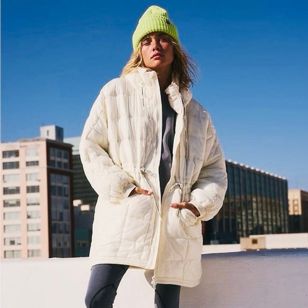 NWT❤️Free People Patricia Packable Quilted Coat szM
